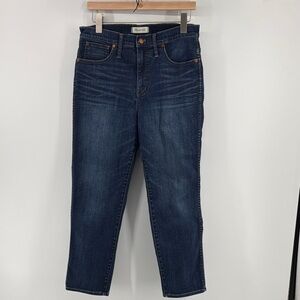 Madewell Dark Blue Ankle Jeans